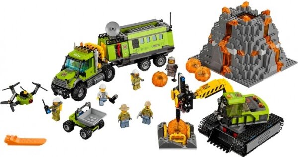 LEGO 60124 База исследователей вулканов