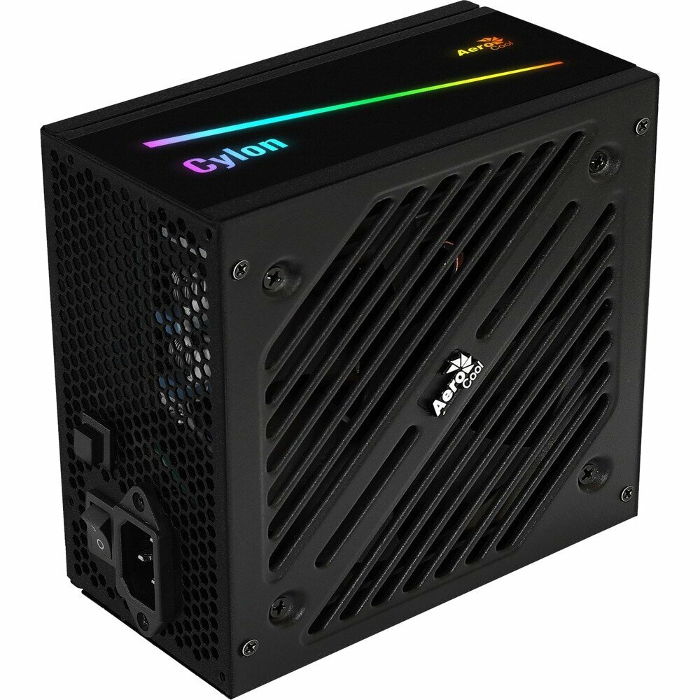 Блок питания Aerocool ATX 700W CYLON 700 80+ (24+4+4pin) APFC 120mm fan color 5xSATA RTL