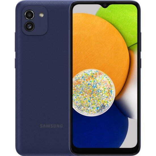 Смартфон SAMSUNG Galaxy A03 3 - 32GB синий