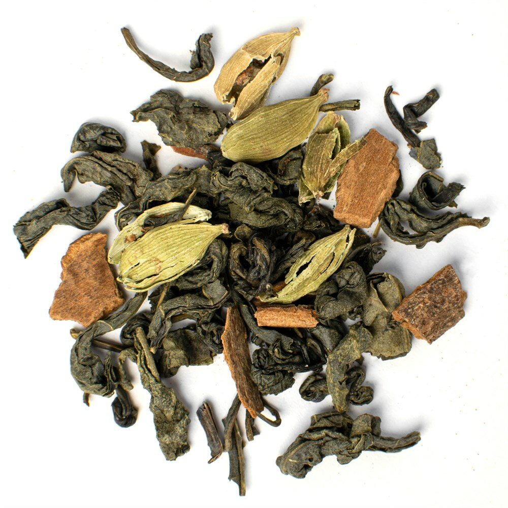 Кашмирский Кахва (пряный зелёный чай) 50 гр - фотография № 1