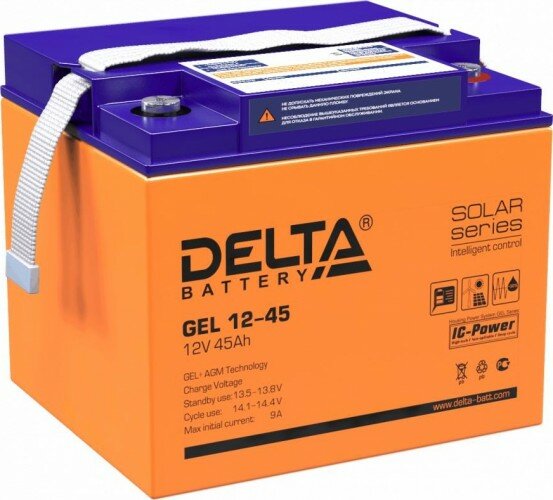 Аккумулятор DELTA GEL 12-45 (AGM GEL)