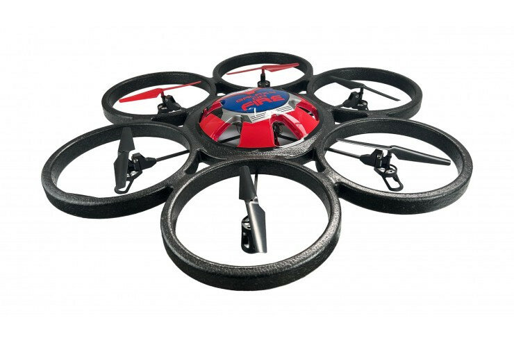 WL Toys Радиоуправляемый квадрокоптер гексакоптер Sky Walker (2.4G, 81 см) WL Toys V323-Red ()