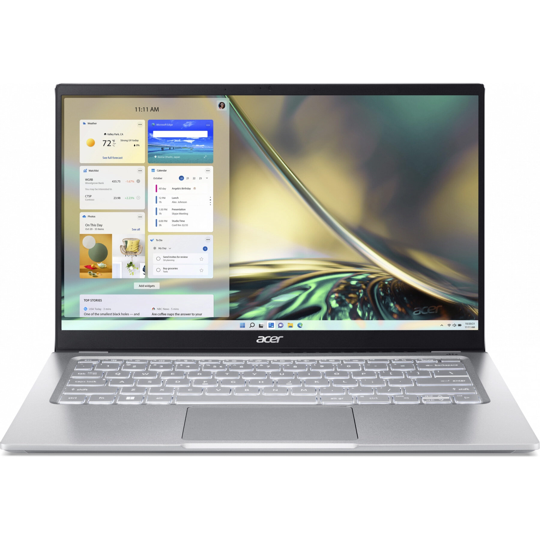 Ноутбук Acer Swift 3 SF314-512-57Y7, 14" (1920x1080) IPS/Intel Core i5-1240P/8ГБ DDR4/512ГБ SSD/Iris Xe Graphics/Windows 11 Home, серебристый [NX.K0EER.003]