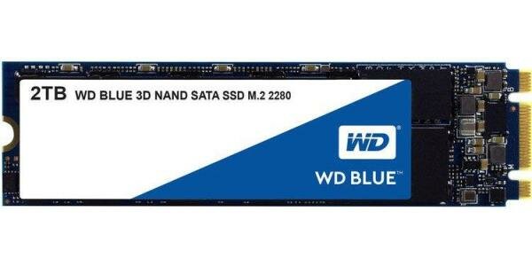 Твердотельный накопитель SSD M.2 2 Tb Western Digital WDS200T2B0A Read 560Mb/s Write 530Mb/s 3D NAND TLC