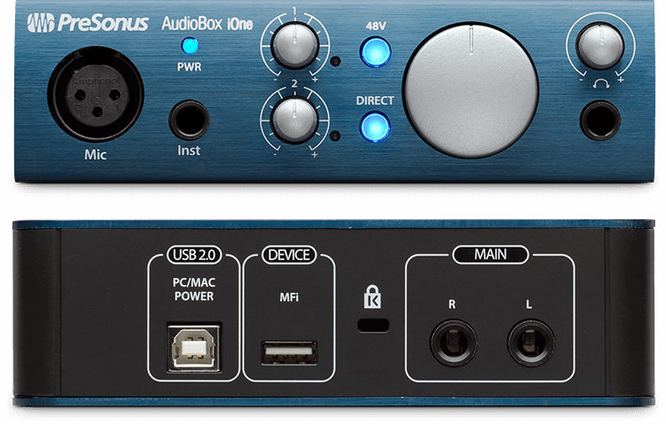 PreSonus AudioBox iOne Аудиоинтерфейс для РС или МАС