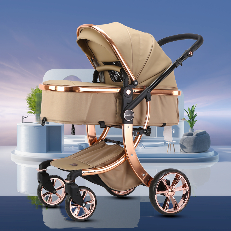 Детская коляска трансформер Luxmom Dalux 608 3 в 1 для новорожденных с 0 до 3 лет экокожа 2023