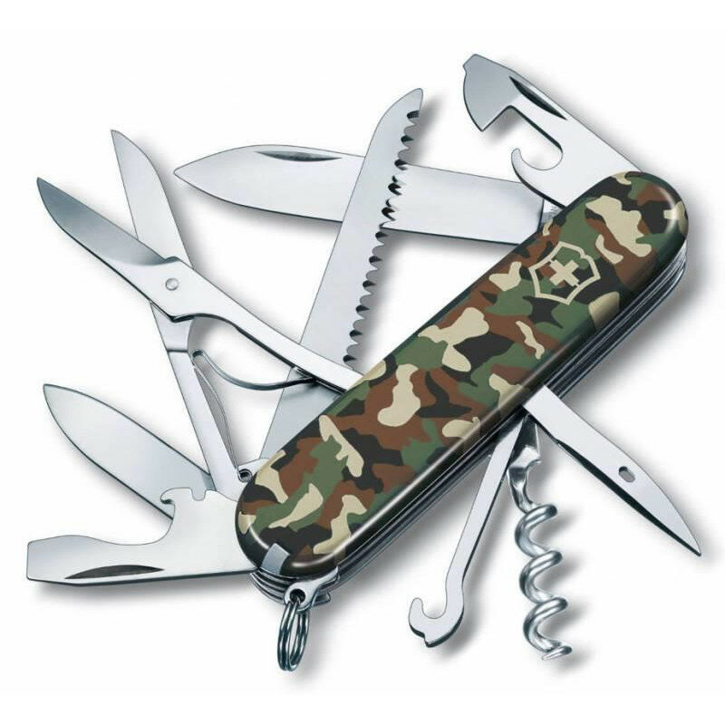 Victorinox швейцарский перочинный нож Huntsman 91мм 15 функций камуфляж (1.3713.94)