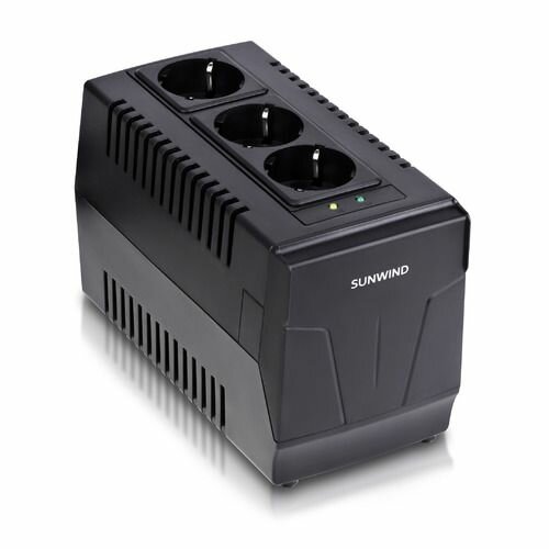 Стабилизатор напряжения Sunwind AVR-1500 черный