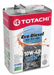 Моторное масло TOTACHI Eco Diesel, 10W-40, 1л, полусинтетическое [e1301] - изображение