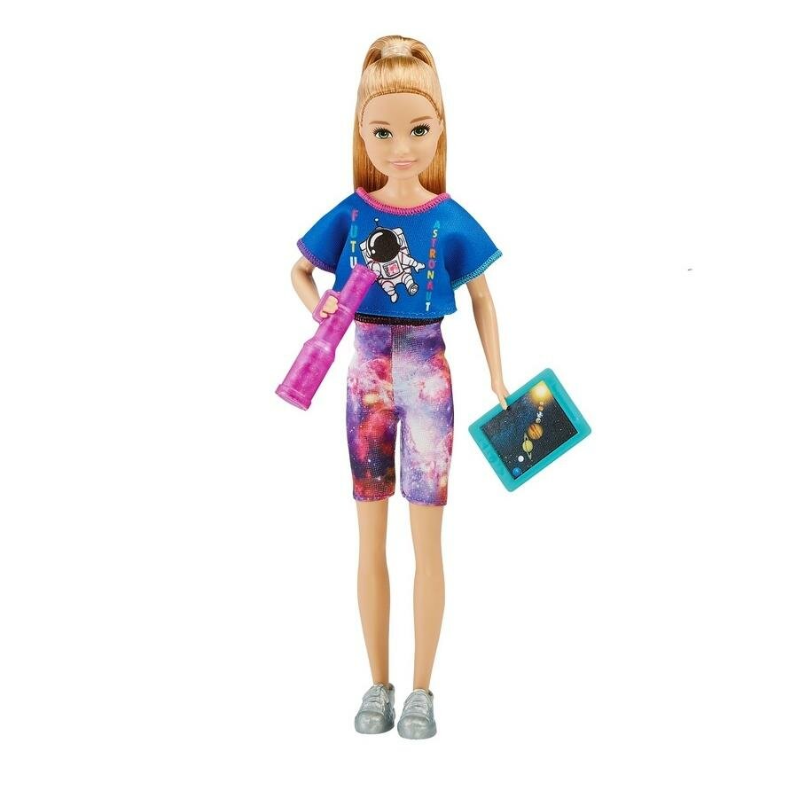 Кукла Barbie Космическое открытие Стейси с телескопом