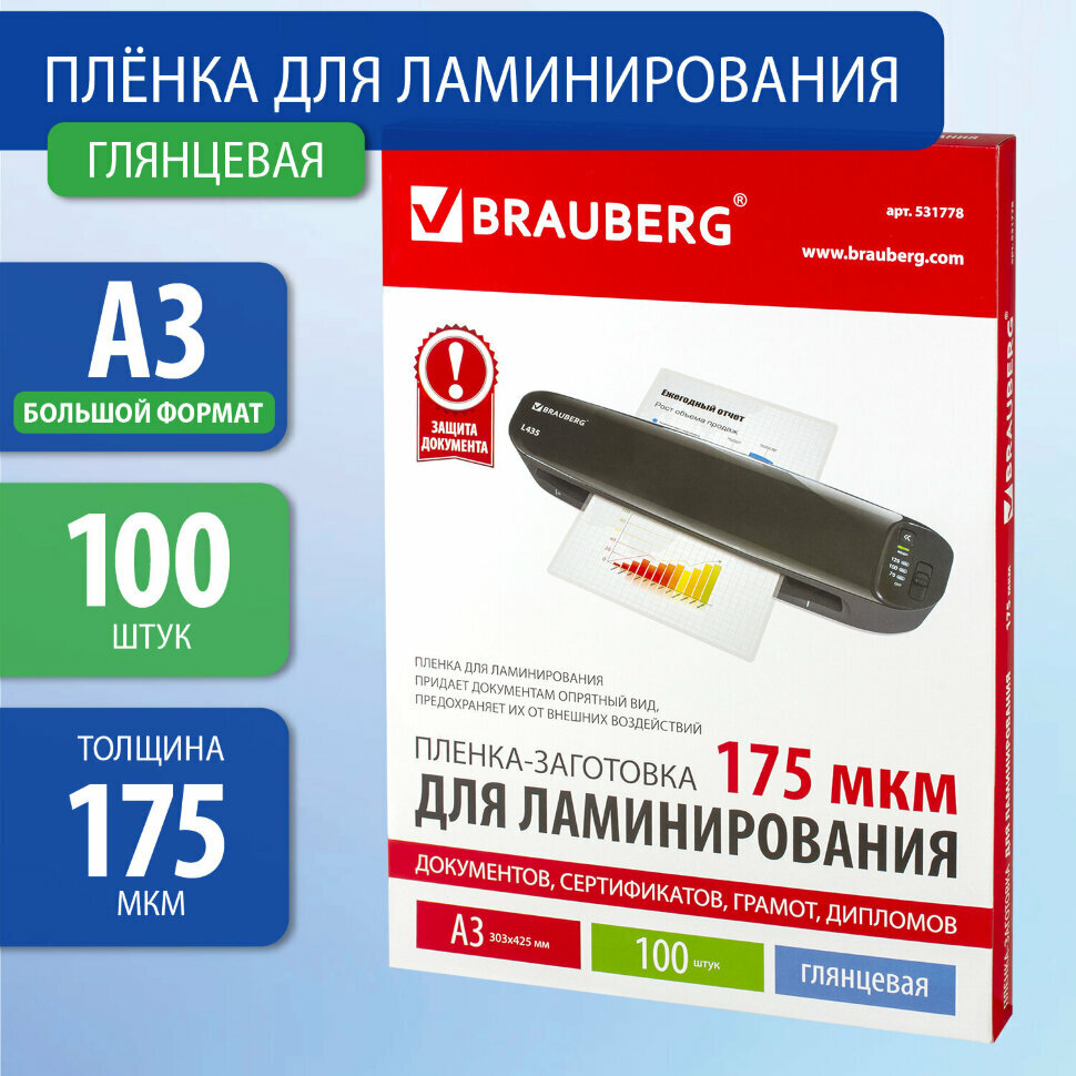 BRAUBERG 531778 100 шт. - фото №1