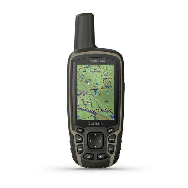 Навигатор Garmin GPSMAP 64SX + топокарта Россия (010-02258-11)
