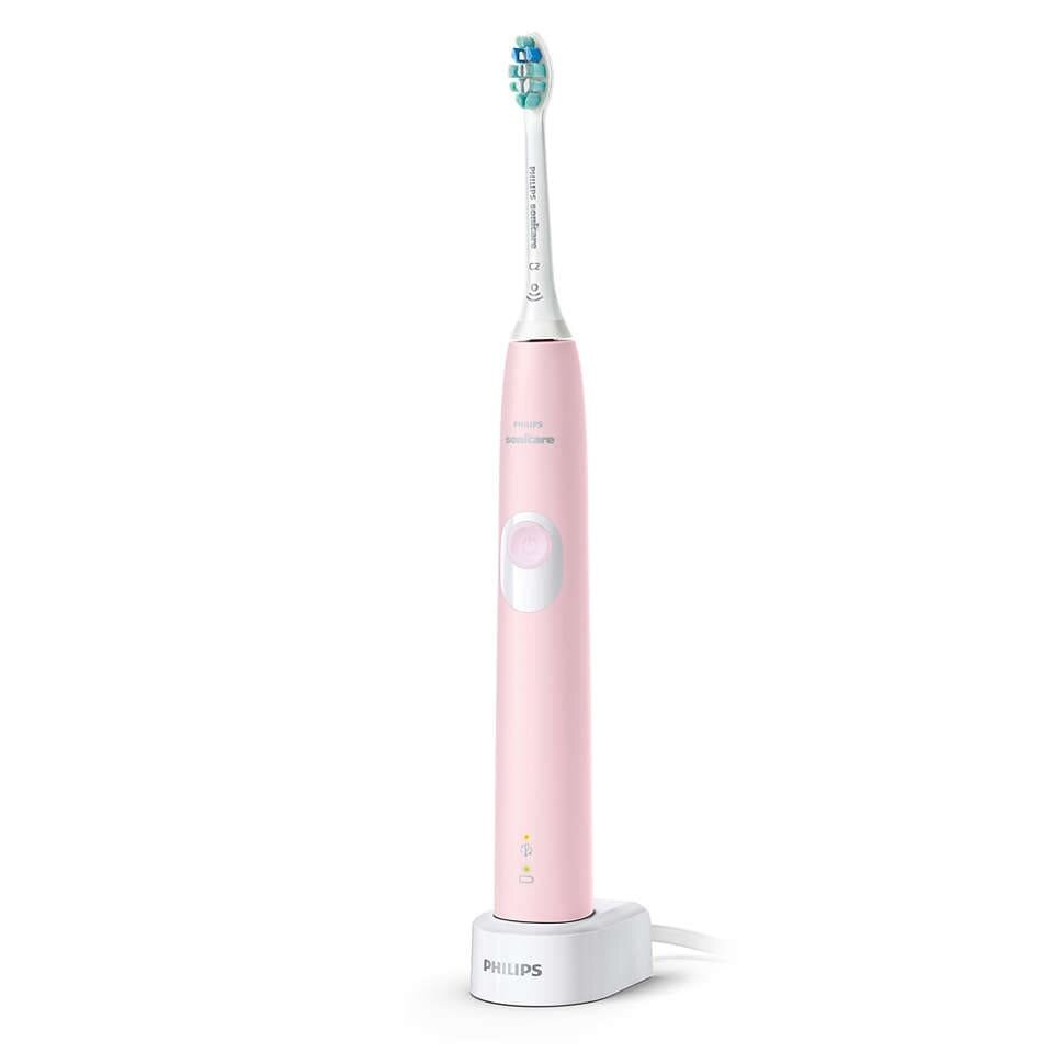 Электрическая зубная щетка Philips HX6806/04 Sonicare ProtectiveClean, розовый HX6806/04