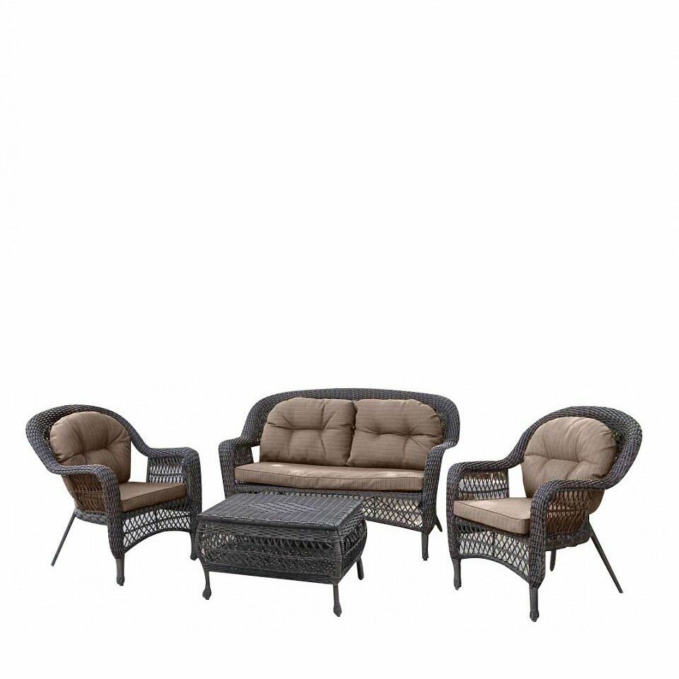 Комплект плетенной мебели Афина LV-520 Brown/Beige