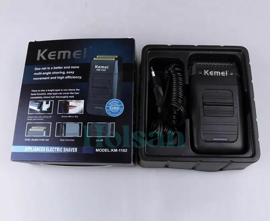 Шейвер , Электробритва Kemei KM-1102 - фотография № 14