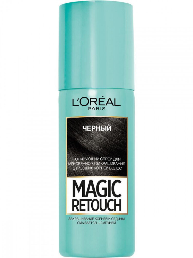 L'Oreal Тонирующий спрей Magic Retouch Черный 75 мл