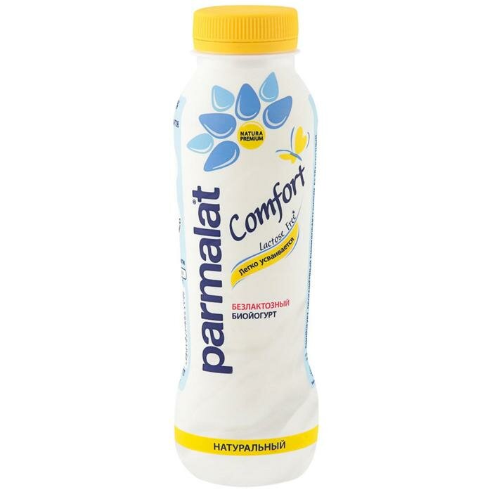 Биойогурт PARMALAT питьевой безлактозный натуральный 290г