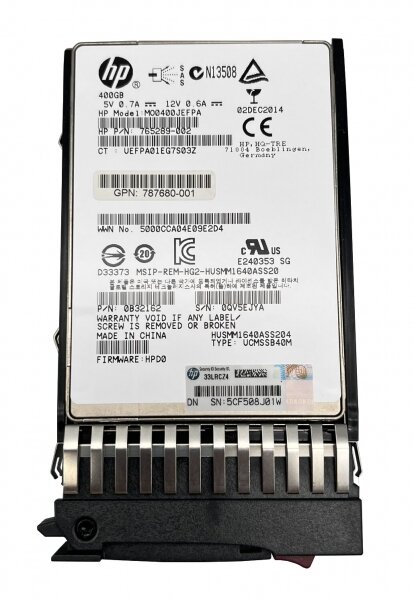 Жесткий диск HP 873562-001 400Gb SAS 2,5" SSD