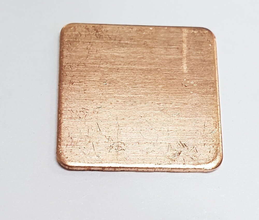 Термопрокладка CoolerA 20x20x0.5mm Медь