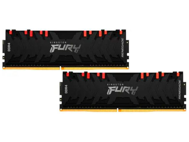 Модуль памяти Kingston Fury Renegade RGB DDR4 4266MHz CL19 DIMM 16Gb KIT (2x8Gb) KF442C19RBAK2/16