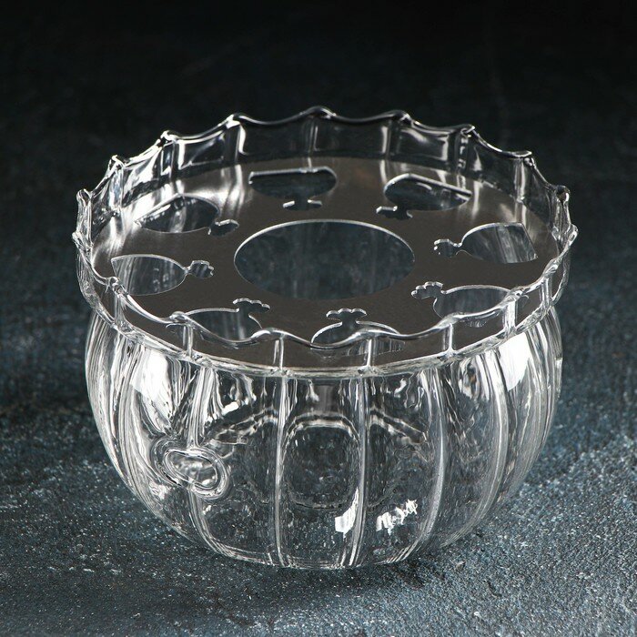 фото Подставка стеклянная для подогрева Magistro «Диана», 12,5×8 см