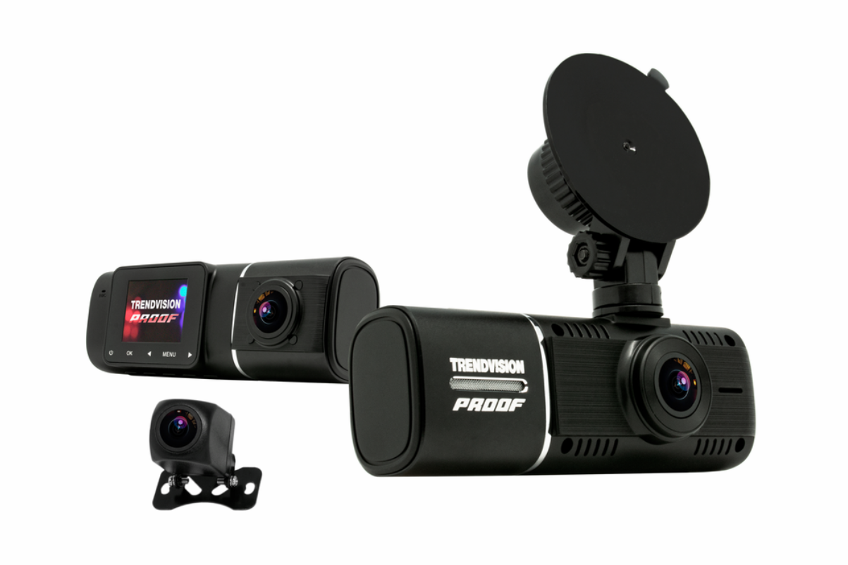 Видеорегистратор TrendVision Proof PRO 3CH GPS (три камеры FullHD+HD+HD)