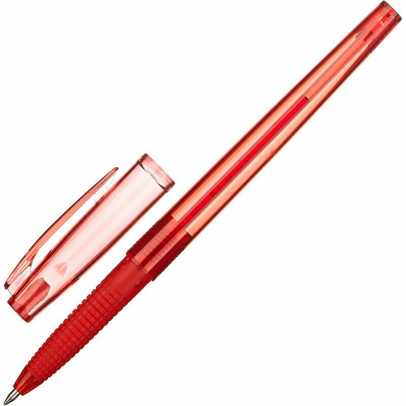 Ручка шариковая масляная Pilot Super Grip G BPS-GG-F-R красная (толщина линии 0.22 мм), 735666