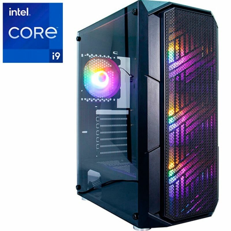 Компьютер PRO-1201236 Intel Core i9-11900K 3500МГц, Intel H510, 64Гб DDR4 3200МГц, Intel UHD Graphics 750 (встроенная), SSD 120Гб, 500Вт, Midi-Tower