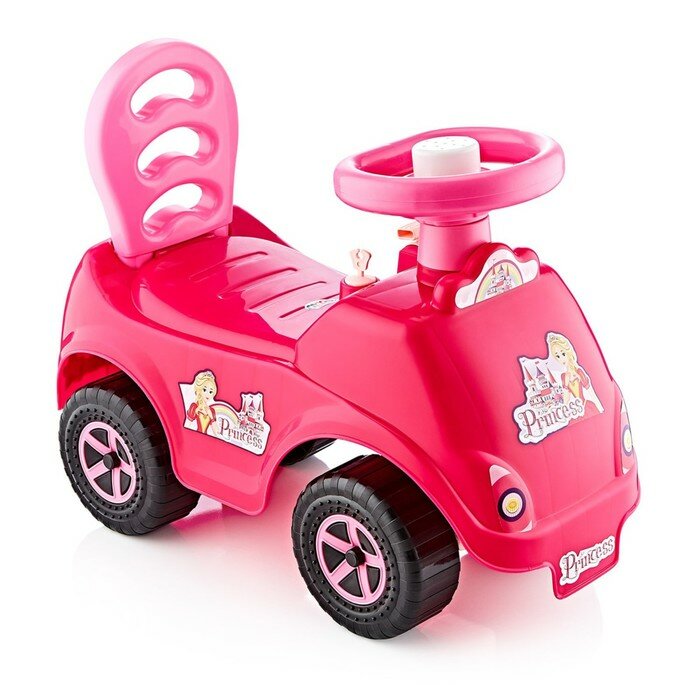 Guclu Машина-каталка Selena «Принцесса», с клаксоном, цвет розовый