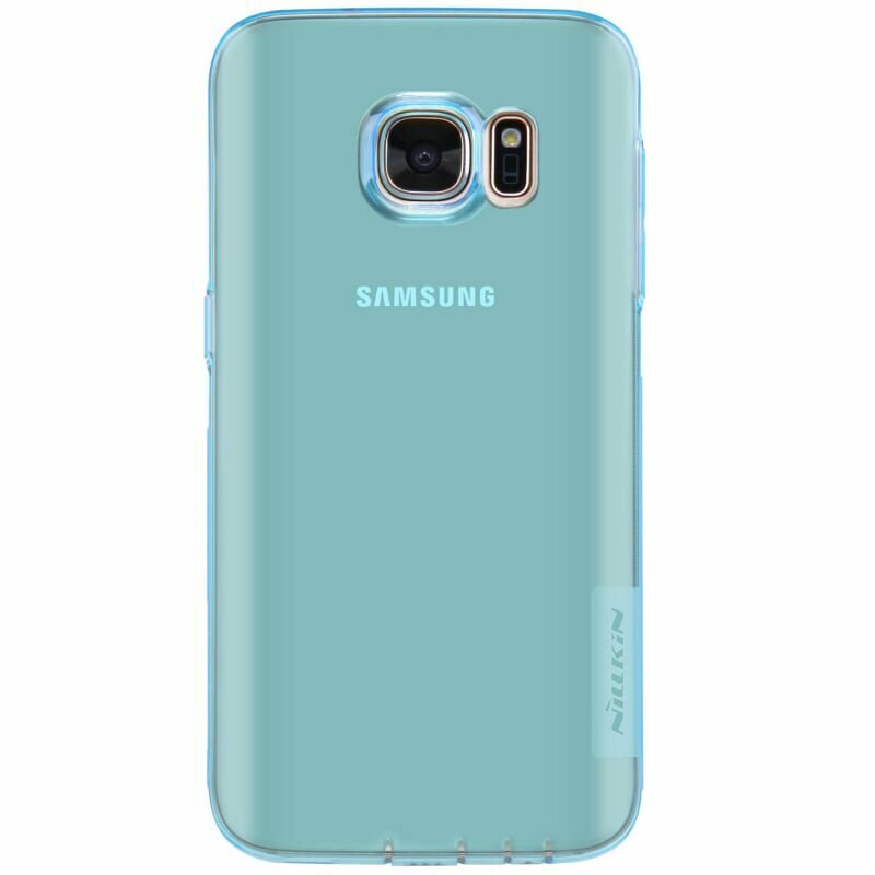 Накладка Nillkin Nature TPU Case силиконовая для Samsung Galaxy S7 SM-G930 прозрачно-голубая