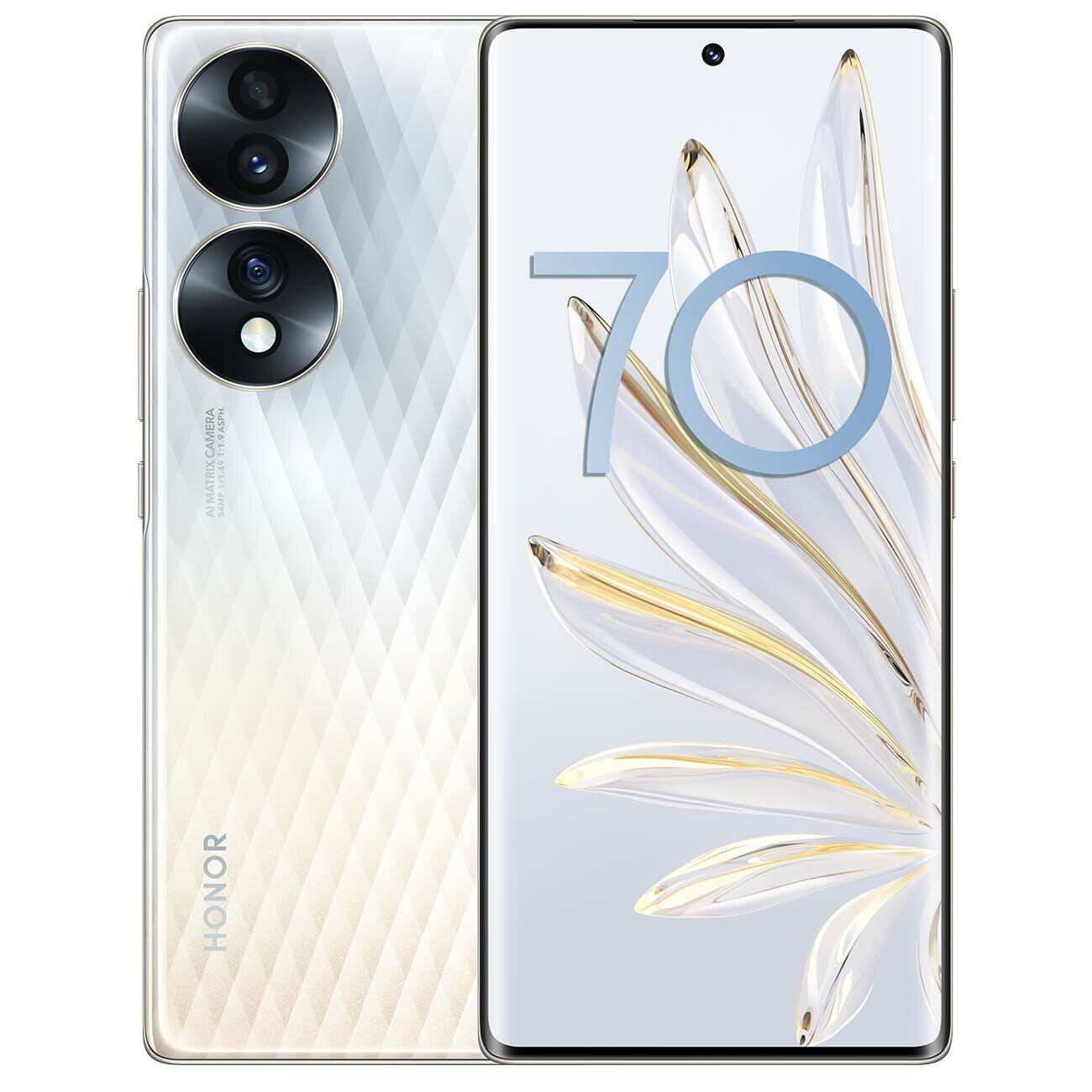 Смартфон Honor 70 8+256Gb Crystal Silver