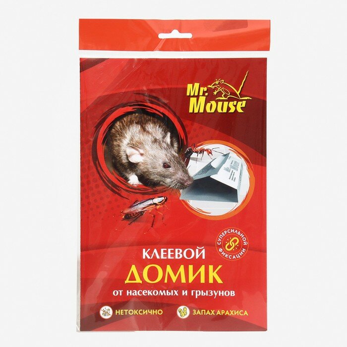 MR. MOUSE Домик клеевой Mr. MOUSE от грызунов - фотография № 4