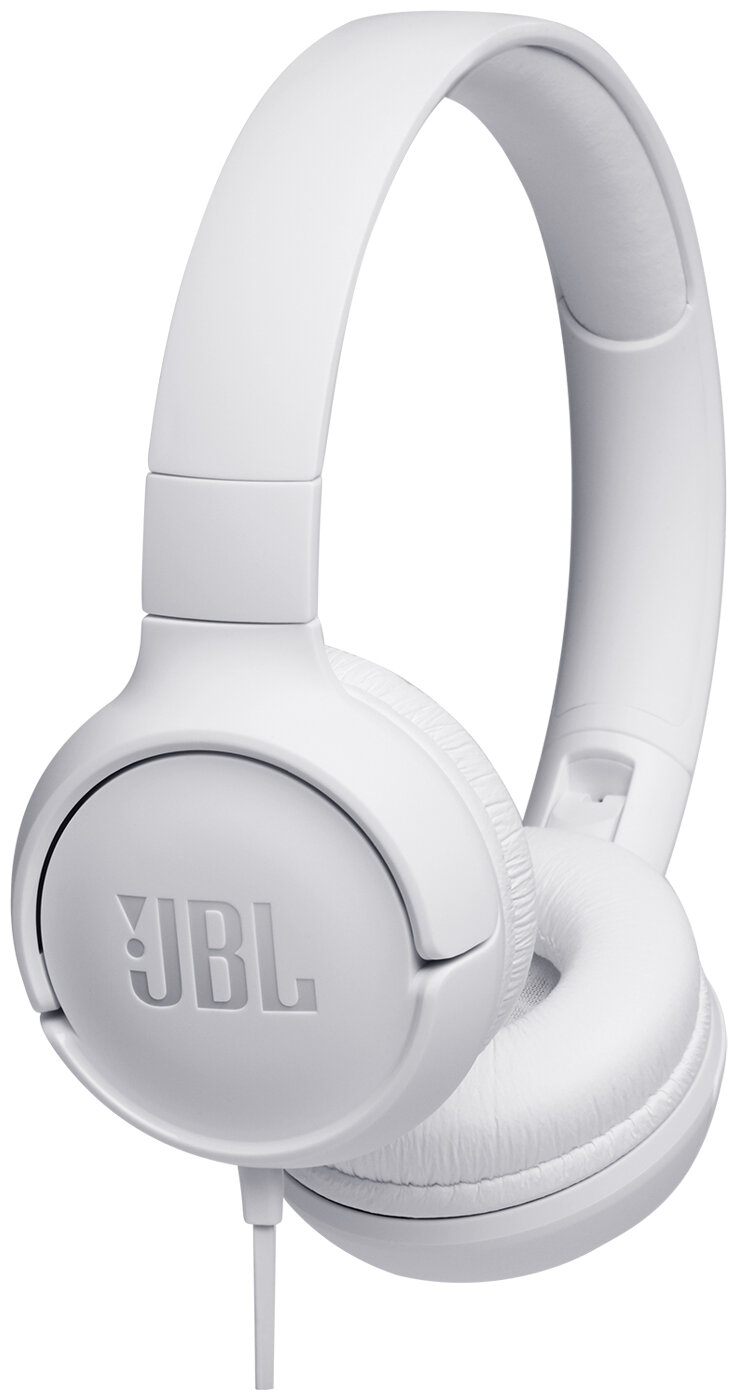 Наушники проводные JBL JBLT 500 WHT белый