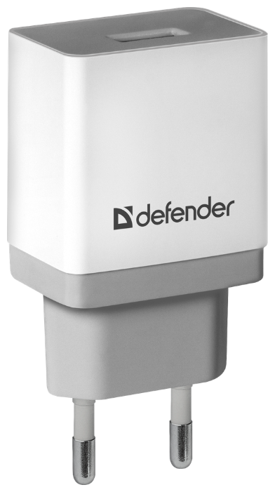 Зарядное устройство Defender Зарядное устройство Defender UPA-21 83571, 1xUSB 2.1A, (2100 мА) белый (ret)