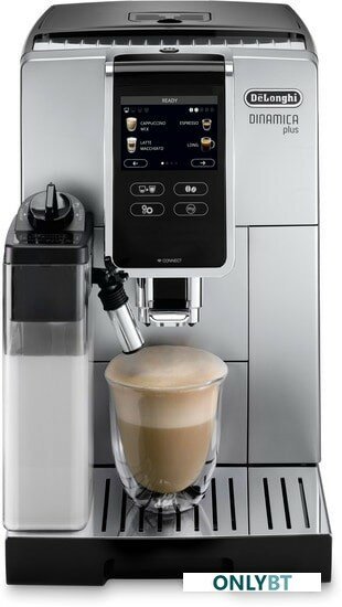 Кофемашина De'Longhi Dinamica ECAM 370.85, серебристый/черный