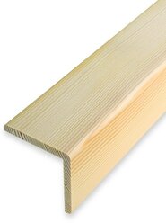 Уголок деревянный гладкий / Сорт - Экстра / 2500x50x50 мм