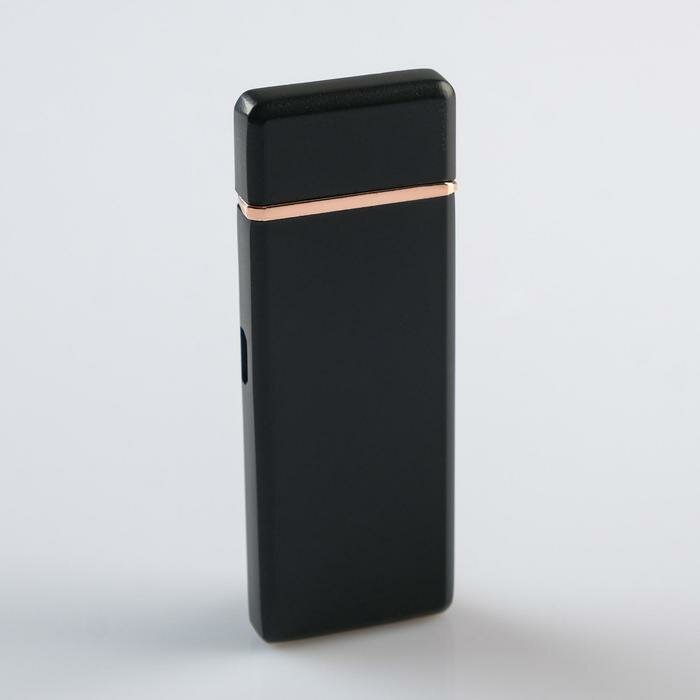 Зажигалка электронная "Смелый, сильный, справедливый", USB, спираль, 3 х 7.3 см, черная 5244316 - фотография № 3