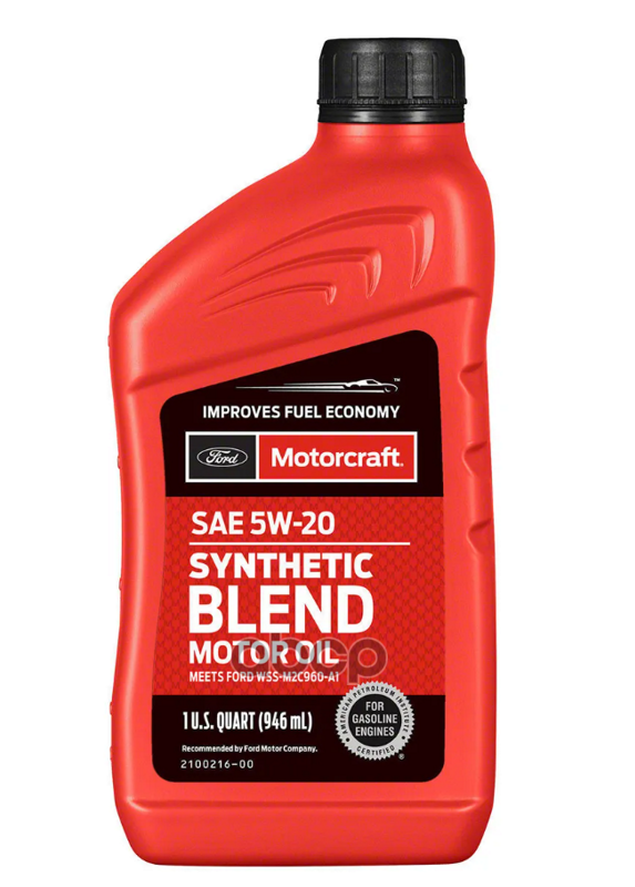 Масло моторное FORD MOTORCRAFT Premium Synthetic Blend Motor Oil 5W-20 (1л) Арт. XO-5W20-Q1SP