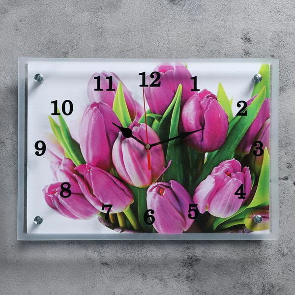 Часы настенные серия-Цветы 