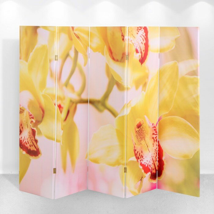 Ширма "Орхидеи", 250 х 160 см - фотография № 2