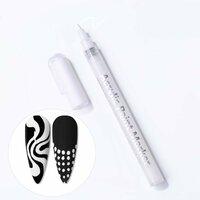 Born Pretty, Маркер для ногтей Nail Art pen 54320-02 белый, 1 шт