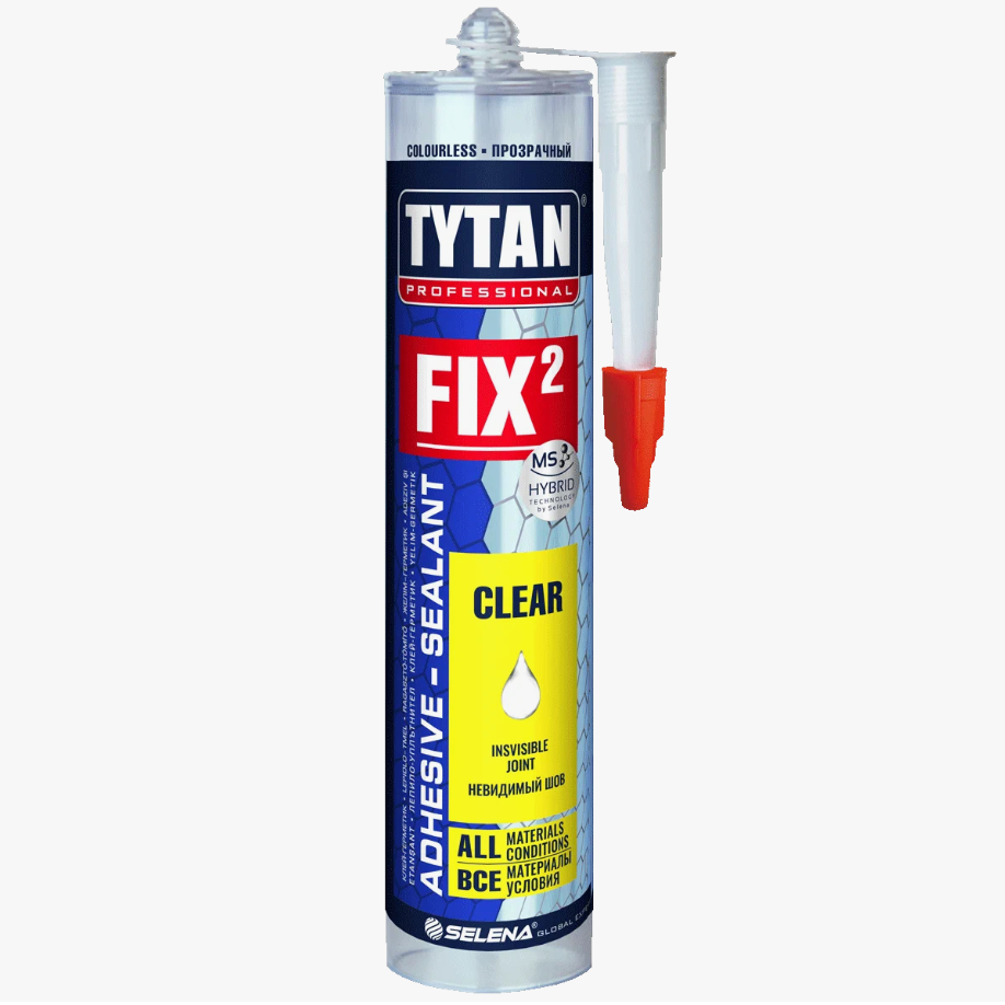 Клей-герметик TYTAN PROFESSIONAL FIX² CLEAR