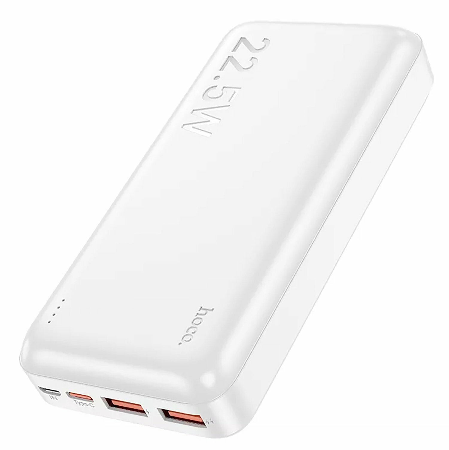 Внешний аккумулятор ( для Power Bank) Hoco J101A 20000mAh (2USB/Type-C) (белый)