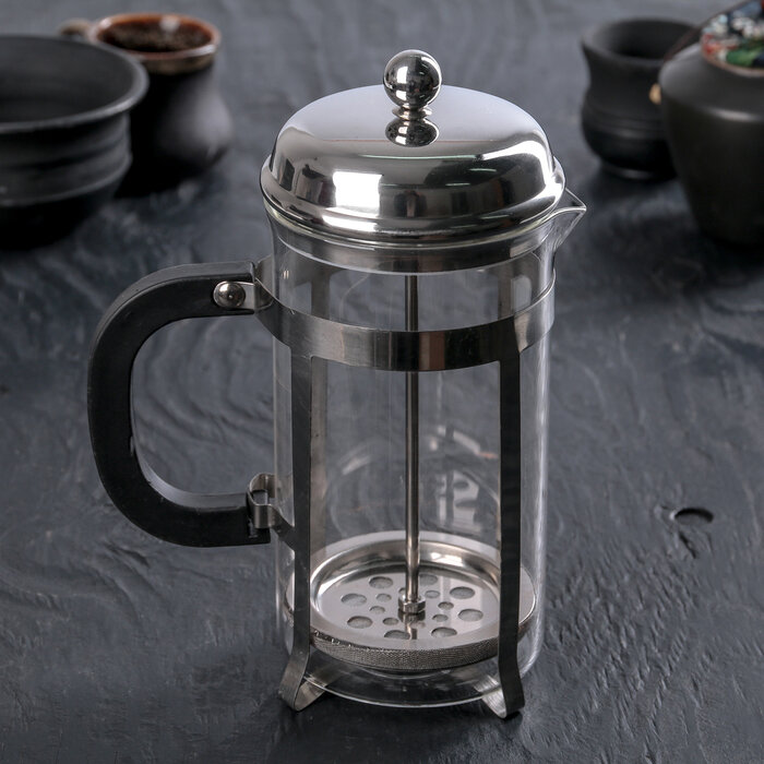 фото Френч-пресс на ножках «Металлик», 650 мл