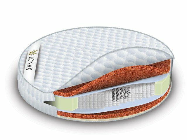 Матрас Lonax Round Cocos S1000 200x200