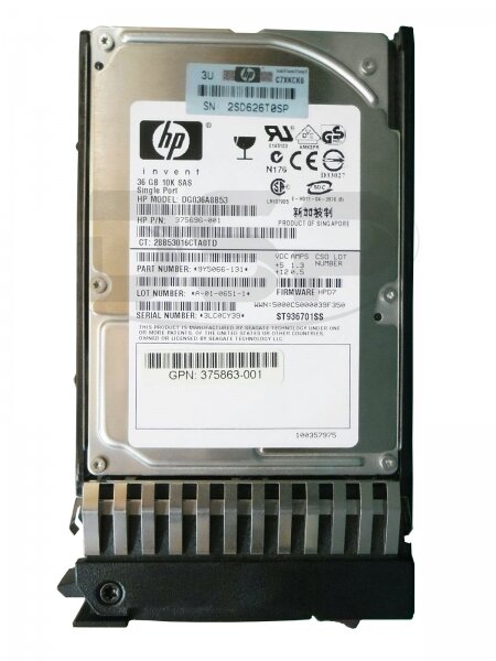 DG036A8B53 HP Жесткий диск HP Hewlett-Packard 36-GB 10K 2.5 SP SAS HDD [DG036A8B53]