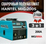 Сварочный полуавтомат HANTEL industrial MIG 200 s для дома, Инверторный аппарат mig mag mma - изображение