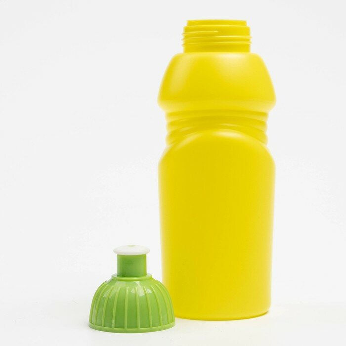 Бутылка для воды велосипедная, 400 мл, с соской, 18 х 6.2 х 6.2 см, жёлтый - фотография № 2