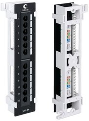 Патч-панель настенная, 12 портов RJ-45, категория 5е, с подставкой Cabeus PL-12-Cat.5e-WL-Dual IDC