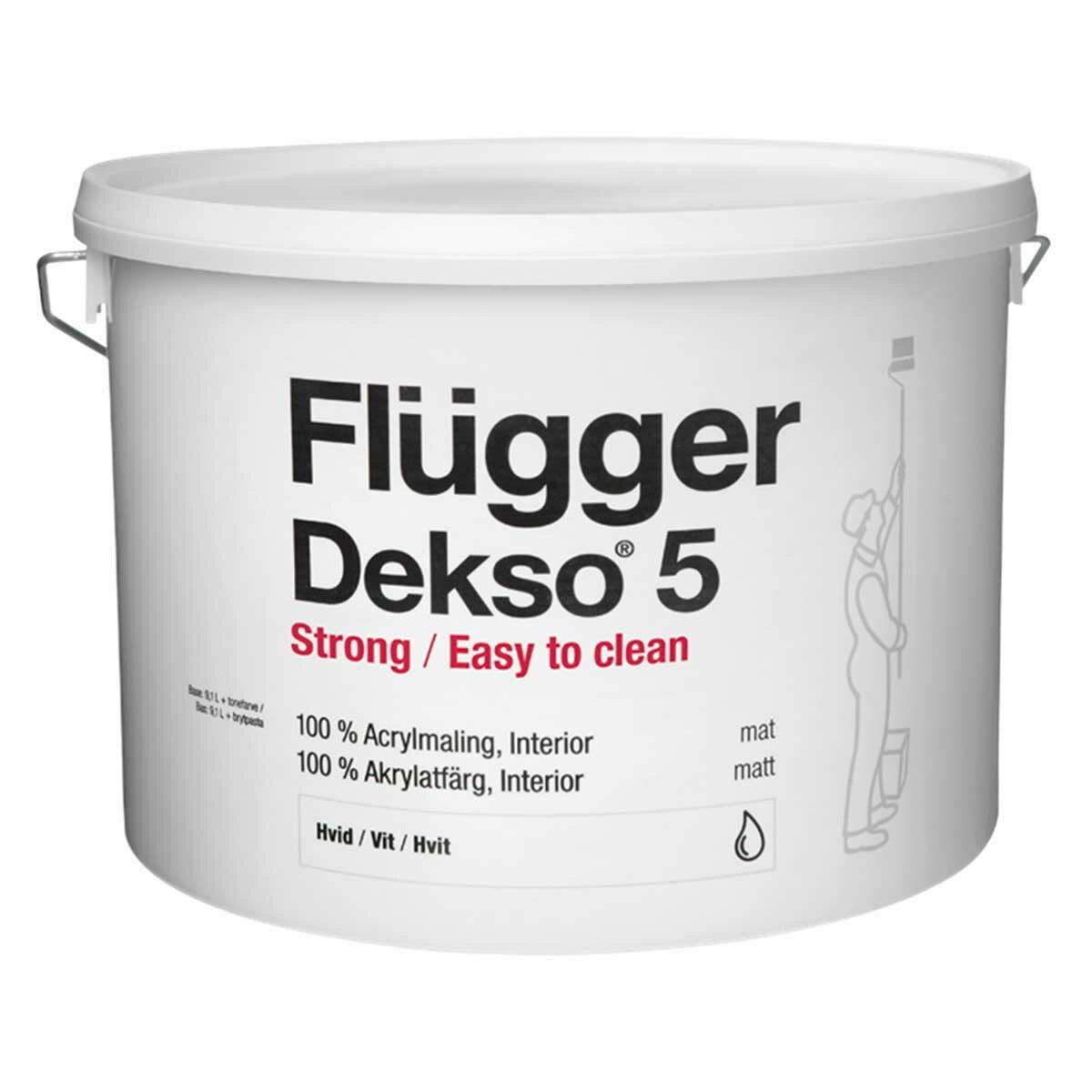 Краска интерьерная Flugger Dekso 5 база 1 9,1 л